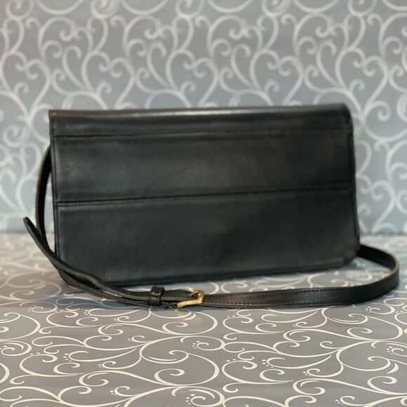 Vintage Tribeca Crossbody/Clutch Bag in Black - Picture 1 of 12